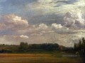 Blick Richtung das Pfarrhaus Von OstBergholt Hause Romantischer Landschaft John Constable Szenerie